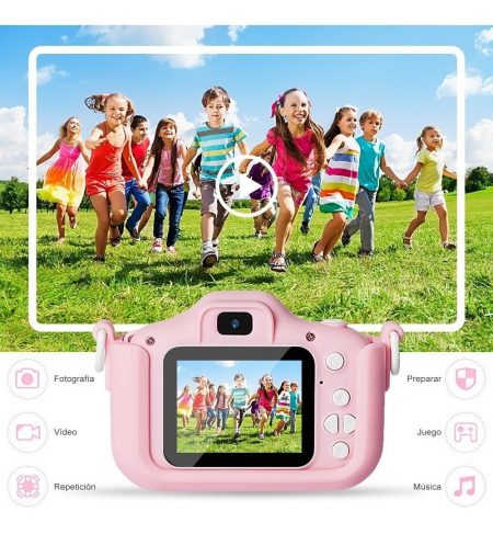 Cámara Infantil Cat Con Tarjeta De Memoria 32g_13
