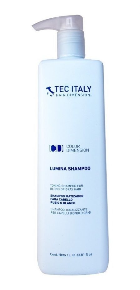 Tec Italy Lumina Shampoo Matizador Cabello Rubio O Blanco_0