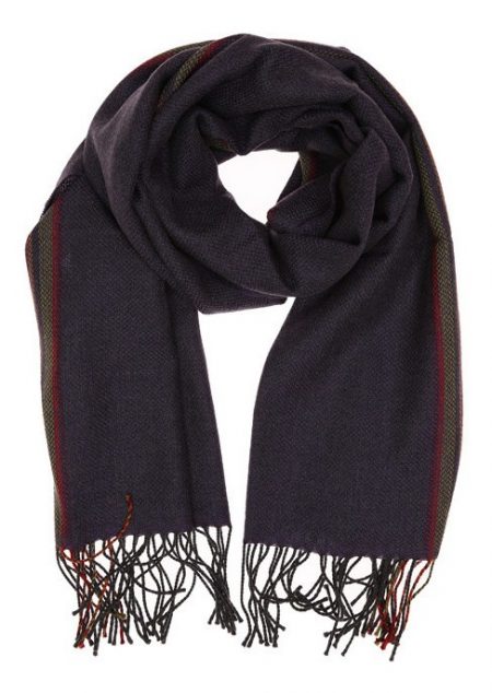 Bufanda De Lana P/ Frío Invierno Lisa_2