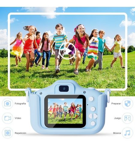 Cámara Infantil Cat Con Tarjeta De Memoria 32g_3
