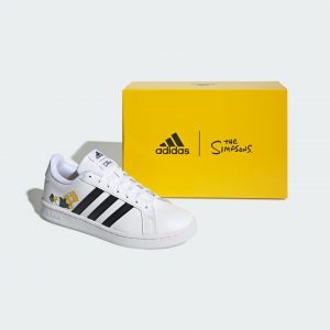 Tenis adidas Grand Court Blanco The Simpsons_0