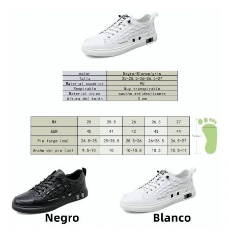 Tenis Cómodos Urbanos Impermeables De Cuero Para Hombre_11
